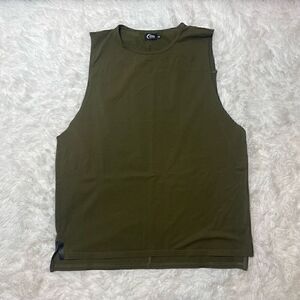 Zyia Active Size 3XL OLIVE GREEN Tank Top Sleeveless Shirt Athletic XXXL
